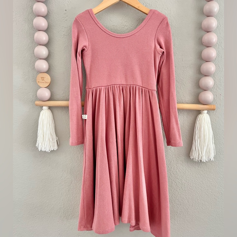 Childhoods Clothing Ribbed Twirl Dress